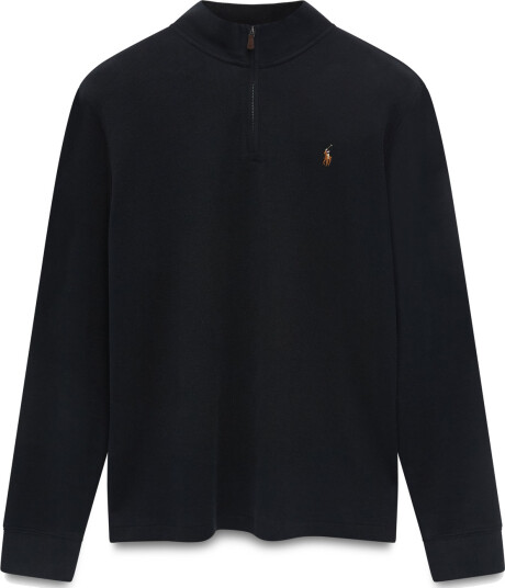 Polo Ralph Lauren Estate-Rib Quarter-Zip Pullover - Black - XS Polo Ralph Lauren Estate-Rib Quarter-Zip Pullover - Black - XS