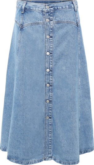 Levi"s® Yoked Western Skirt Inner Adve Blue 24