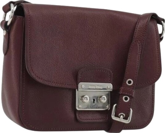 Miu Miu Pre owned Dame Pre owned Rød ONE SIZE, Miu Miu Pre owned Dame Pre owned Rød ONE SIZE,