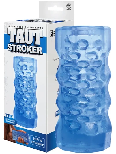 Taut Stroker Squeezable Masturbator Blue Taut Stroker Squeezable Masturbator Blue