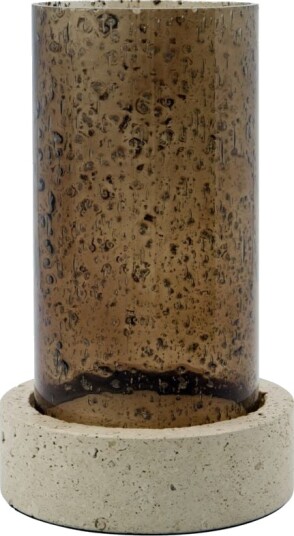 House Doctor Rivo Lysestake 21,5 cm i Brun - Stilig Design med Munnblåst Glass House Doctor Rivo Lysestake 21,5 cm i Brun - Stilig Design med Munnblåst Glass