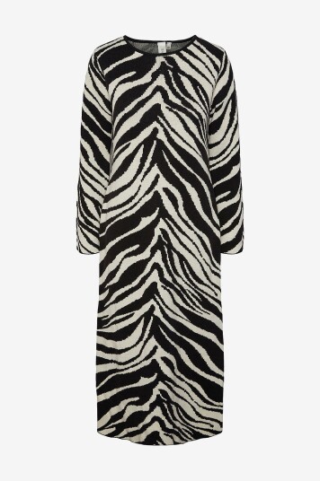 Y.A.S - Kjole yasMalla LS Long Knit Dress - Beige Y.A.S - Kjole yasMalla LS Long Knit Dress - Beige