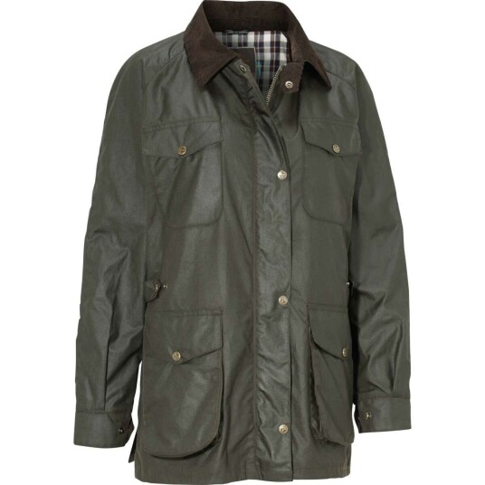 Swedteam 1919 Waxed Women Hunting Jacket Hunting Green 36