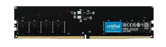 Crucial DDR5 module 64 GB DIMM 288-pin 2800 MHz / PC5-44800 unbuffered Crucial DDR5 module 64 GB DIMM 288-pin 2800 MHz / PC5-44800 unbuffered