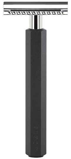 Mühle Hexagon Safety Razor Anodised Aluminum Graphite