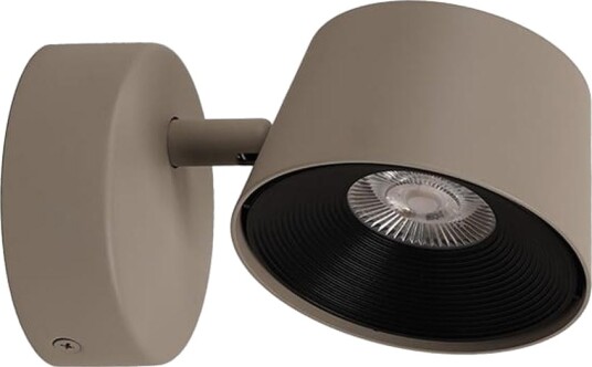 Direction vegglampe kort versjon 8,4W 2700 Kelvin Dimbar Matt grå