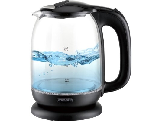 Mesko Ms 1302B Glass Vannkoker 1,7 L Svart Mesko Ms 1302B Glass Vannkoker 1,7 L Svart
