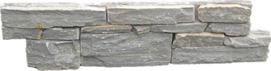 Stone Wall Forblendingsstein lofoten skifer panel b: 150mm l: 560mm t: 40mm grå