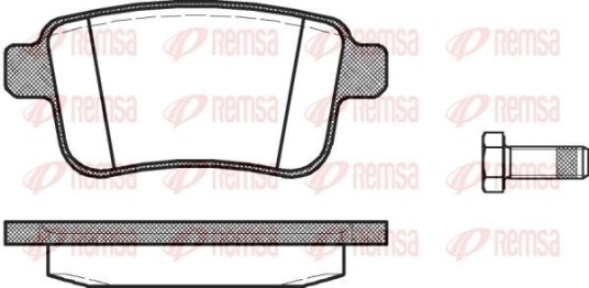 Bremseklosser REMSA 1352.00 Bremseklosser REMSA 1352.00