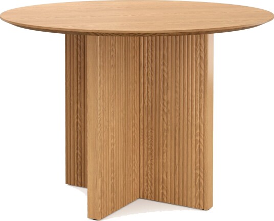 Edda Rundt Spisebord 110 cm Finér Eik