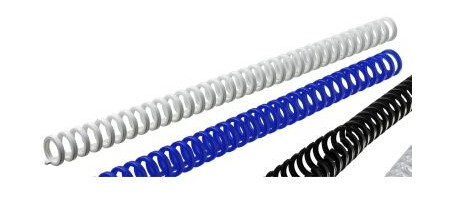 Plastspiral GBC Clickbind 8 mm hvit, 50 stk.