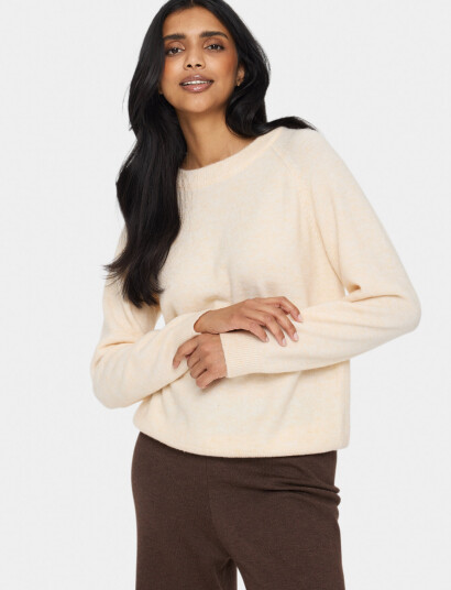 Saint Tropez Garbiesz Pullover - Cream - S