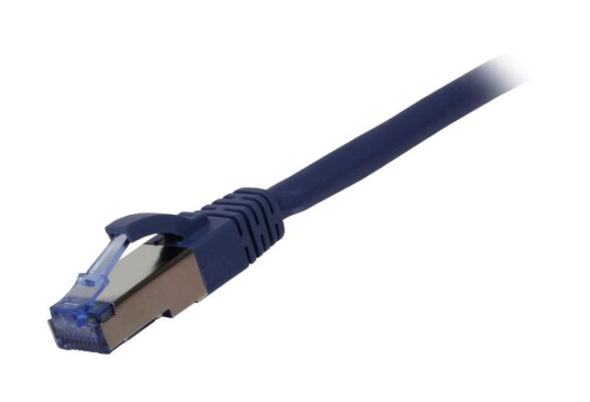 Synergy RJ45 Nettverkskabel Cat6a S/FTP 7,5m Blå