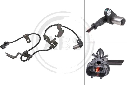 Sensor, ABS A.B.S. 31904