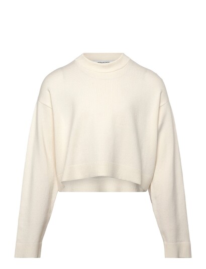 Rosemunde Kids Rkdenise Ls Short Boxy Pullover White 164