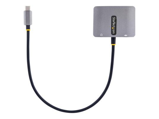 StarTech USB C Video Adapter, USB C to HDMI VGA Multiport Adapter w/ 3.5mm Audio Output, 4K 60Hz, HDR, 100W PD 3.0, USB C Monitor Adapter for Laptop, StarTech USB C Video Adapter, USB C to HDMI VGA Multiport Adapter w/ 3.5mm Audio Output, 4K 60Hz, HDR, 100W PD 3.0, USB C Monitor Adapter for Laptop,