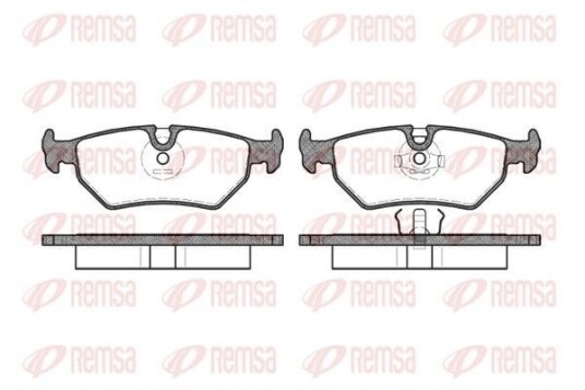 Bremseklosser REMSA 0265.10 Bremseklosser REMSA 0265.10