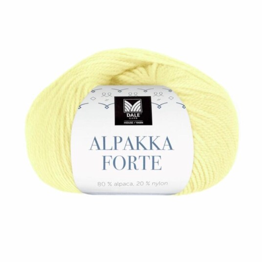 Dale Garn Dale Garn Alpakka Forte Lys Gul 747 50g