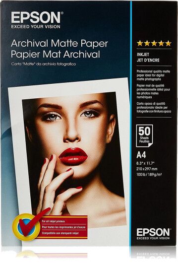 Epson PAPIR A4 MAT ARKIV 50 ARK Epson PAPIR A4 MAT ARKIV 50 ARK