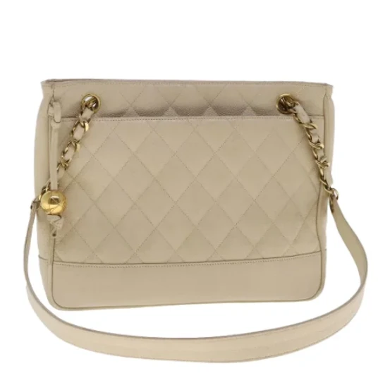 Chanel Vintage Dame Beige