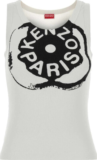 Kenzo Dame Topper Hvit M, Kenzo Dame Topper Hvit M,