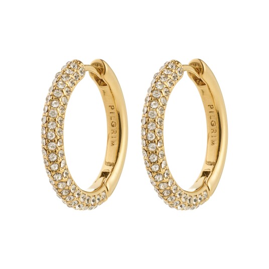 Pilgrim TATUM store hoops gullbelagt Pilgrim TATUM store hoops gullbelagt