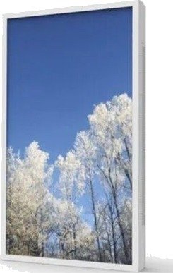 HI-ND enclosure - landscape/portrait - for flat panel - outdoor - white - Max - recommended for 55"