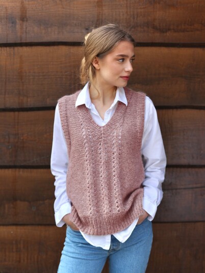 EAST vest gammelrosa