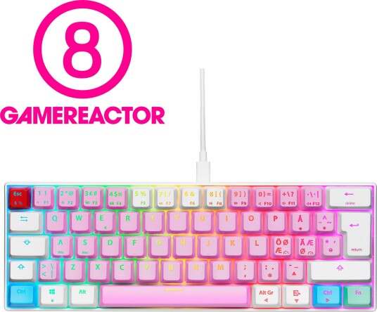 NOS C-450 Mini PRO RGB gamingtastatur (Cotton Candy) NOS C-450 Mini PRO RGB gamingtastatur (Cotton Candy)