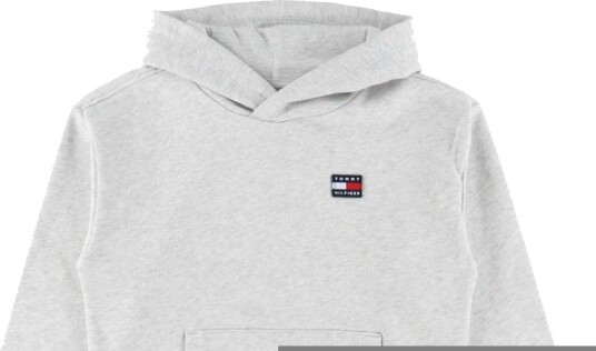 Tommy Hilfiger Hettegenser   Grå Melert   Tommy Hilfiger   12 år 152   Hettegenser