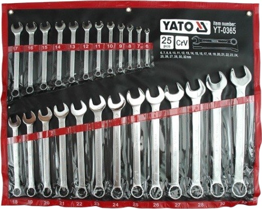 YATO YT-0365 Kombinasjonsnøkkelsett