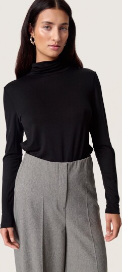 Soaked Slhanadi Rollneck Ls Black XXL
