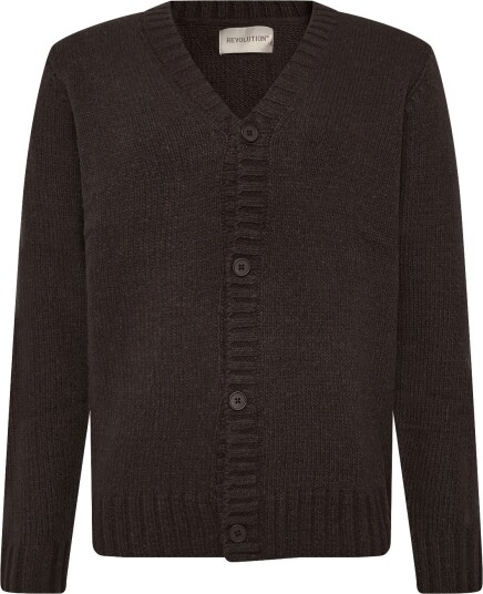 Revolution Knit Cardigan   DARKBROWN   XL
