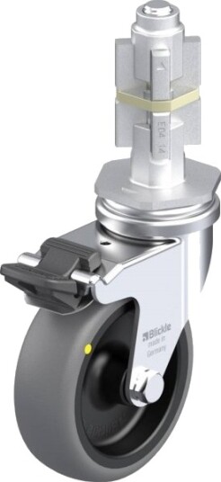 Blickle 625293 Lra-Tpa 75G-Fi-Els-E04 Styrehjul Med Brems 75 Mm 50 Kg (1 Stk.)