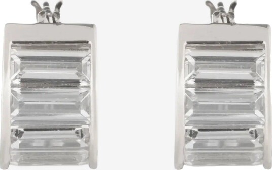 Lauren Ralph Lauren Pe 14Mm Cz Baguette Hoop Rhd/Cry RHD/CRY One Size 1.44 cm