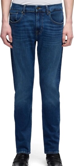 7 For All Mankind Slimmy Tapered Signal Blue 34 x 32 7 For All Mankind Slimmy Tapered Signal Blue 34 x 32