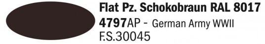 Italeri Flat Panzer Schokobraun RAL 8017 20ml