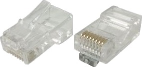 Tecline Rj45 Gjennomsiktig Tecline Rj45 Gjennomsiktig