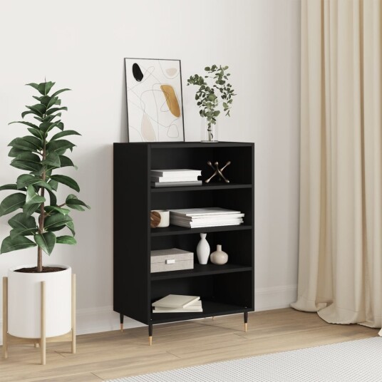 vidaXL Highboard svart 57x35x90 cm konstruert tre vidaXL Highboard svart 57x35x90 cm konstruert tre