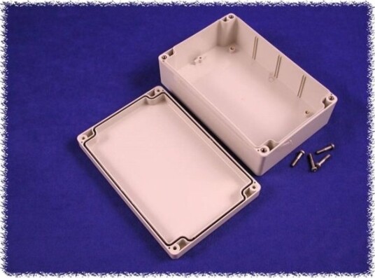 Hammond Electronics 1554H2gy Universalskap 180 X 120 X 60 Polykarbonat Grå 1 Stk