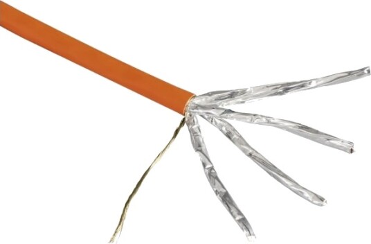 Hama Nettverkskabel Cat.7 Råkabel 10 Gbit/S S/Ftp-Skjermet Halogenfri Rull 10 M (00020097)