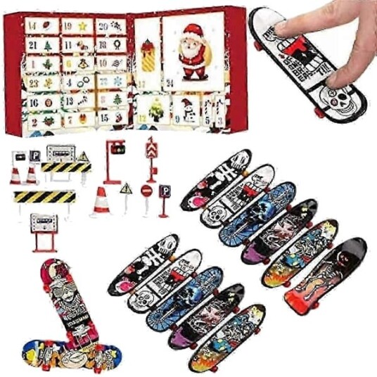 2025 Adventskalender Fingerboard Kvalitetsgaver