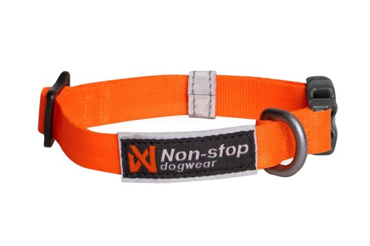 Non-stop Tumble Halsbånd, Orange - XS