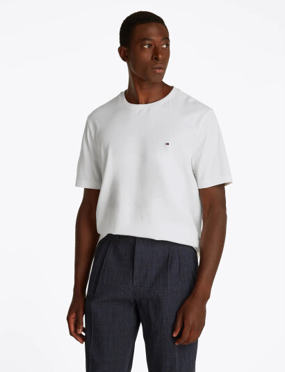 Tommy Hilfiger Essential Reg Fit Solid Tee - White - L