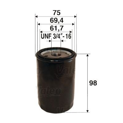Oljefilter VALEO 586067 Oljefilter VALEO 586067