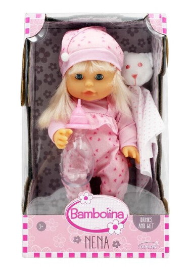Bambolina Nena 36cm Dukke m/ utstyr