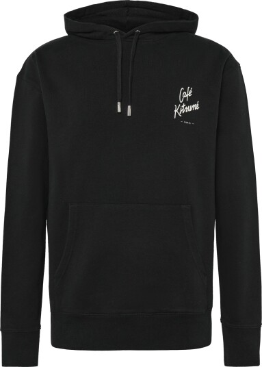 Maison Kitsune Hoodie Cafe Kitsune New Black XL