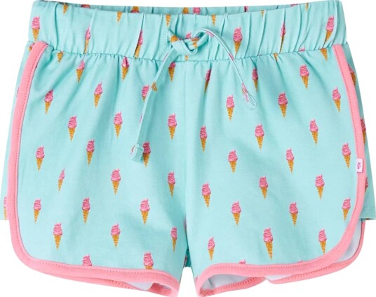 Barneshorts med snor lysemynte 128