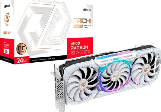 ASRock Radeon RX 7900 XTX Taichi White 24GB GDDR6 Grafikkort