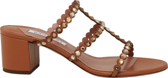 Aquazzura Dame Sko Brun 36 EU,